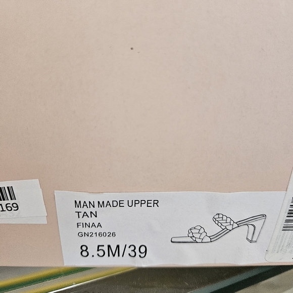 BCBGeneration tan braided sandals size 8.5 - Picture 6 of 6